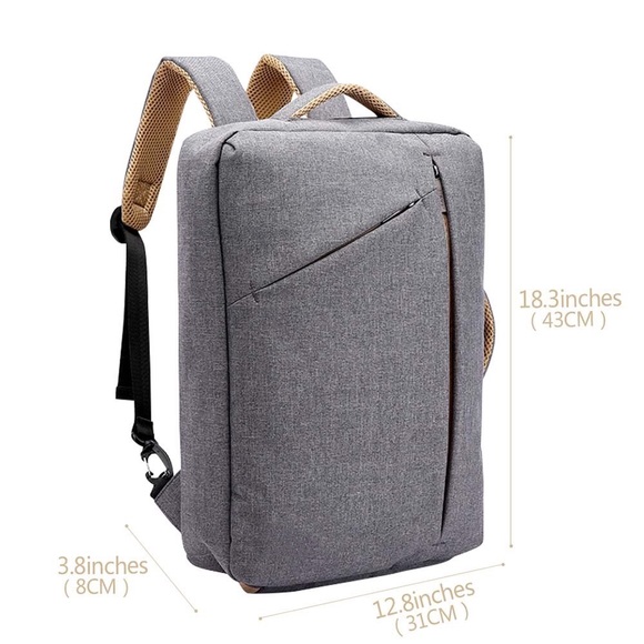 • Gray Backpack Antitheft • - Picture 4 of 8